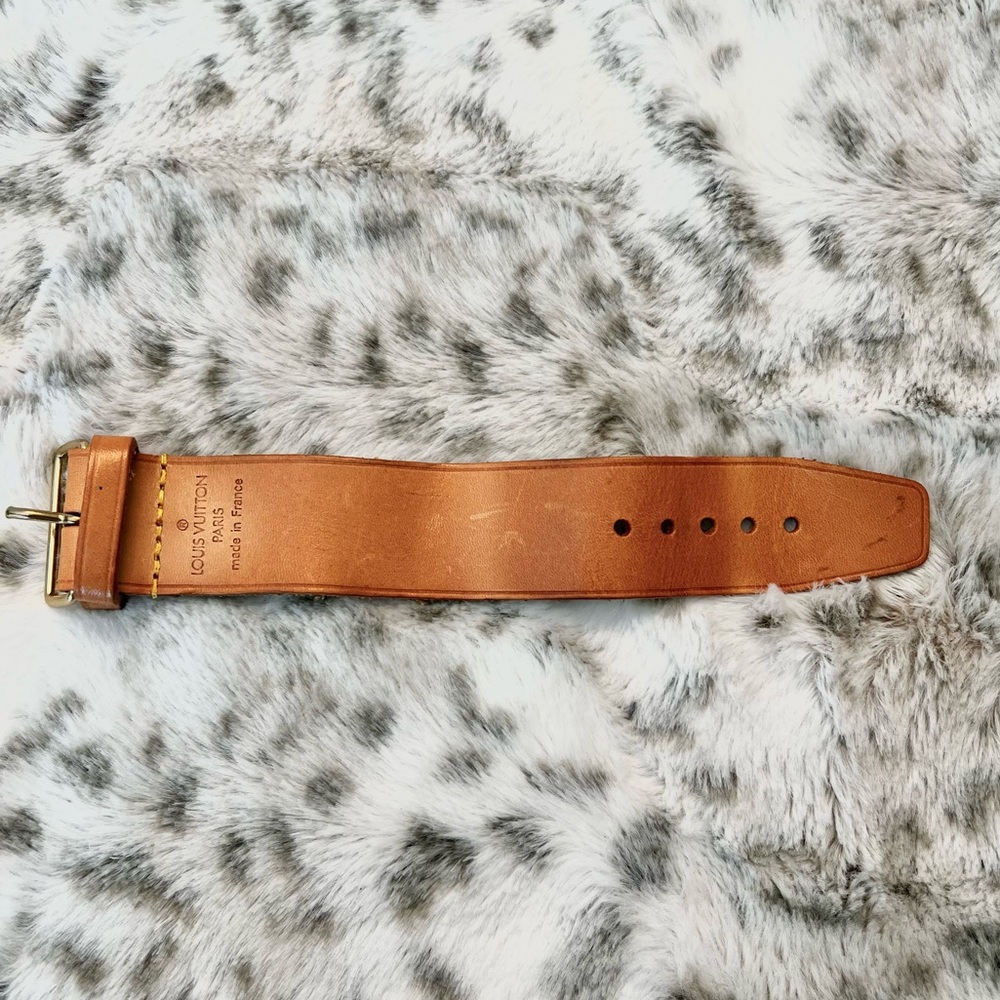 Louis Vuitton Leather Vachetta Handle Holder